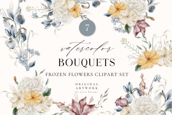 Beautiful Frozen Flowers Bouquet Designs
