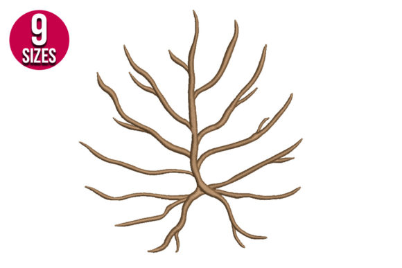Capturing Nature's Blueprint: The Leaf Vein Embroidery Design