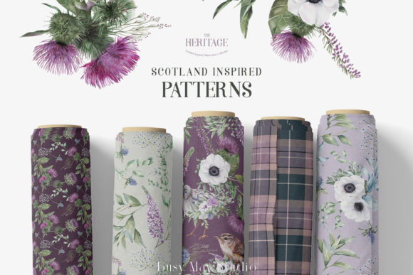 Capturing Scotland's Spring: The Craft and Design Potential of Seamless Floral Tartan Patterns
