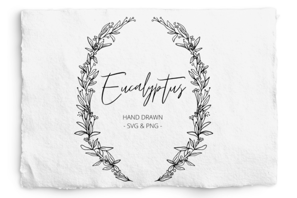 Creating with Elegance: The Eucalyptus Floral and Berry Oval SVG PNG