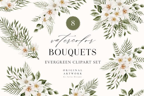 Evaluating the Evergreen Forest Floral Bouquet PNG Set