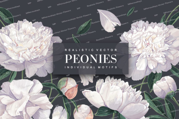 The Art of Elegance: Your Design Toolkit with White Realistic Peonies