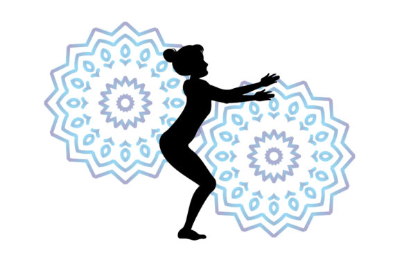 The Versatility of the Mandala Floral Silhouette Blue Digital Design