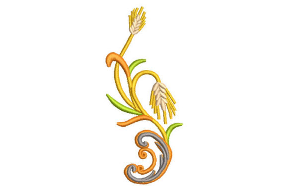 The Wheat with Herringbone Embroidered Logo