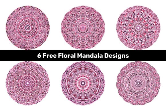 Unlock Your Creativity with 6 Free Floral Mandala Designs