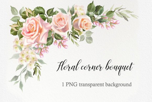 Unlocking Creative Elegance with Watercolor Floral Corner Borders