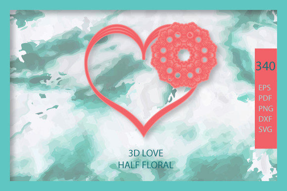 Valentine’s Floral Heart: A Blend of Romance and Digital Craft